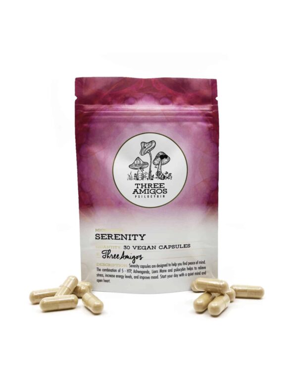 Serenity Mushroom capsules